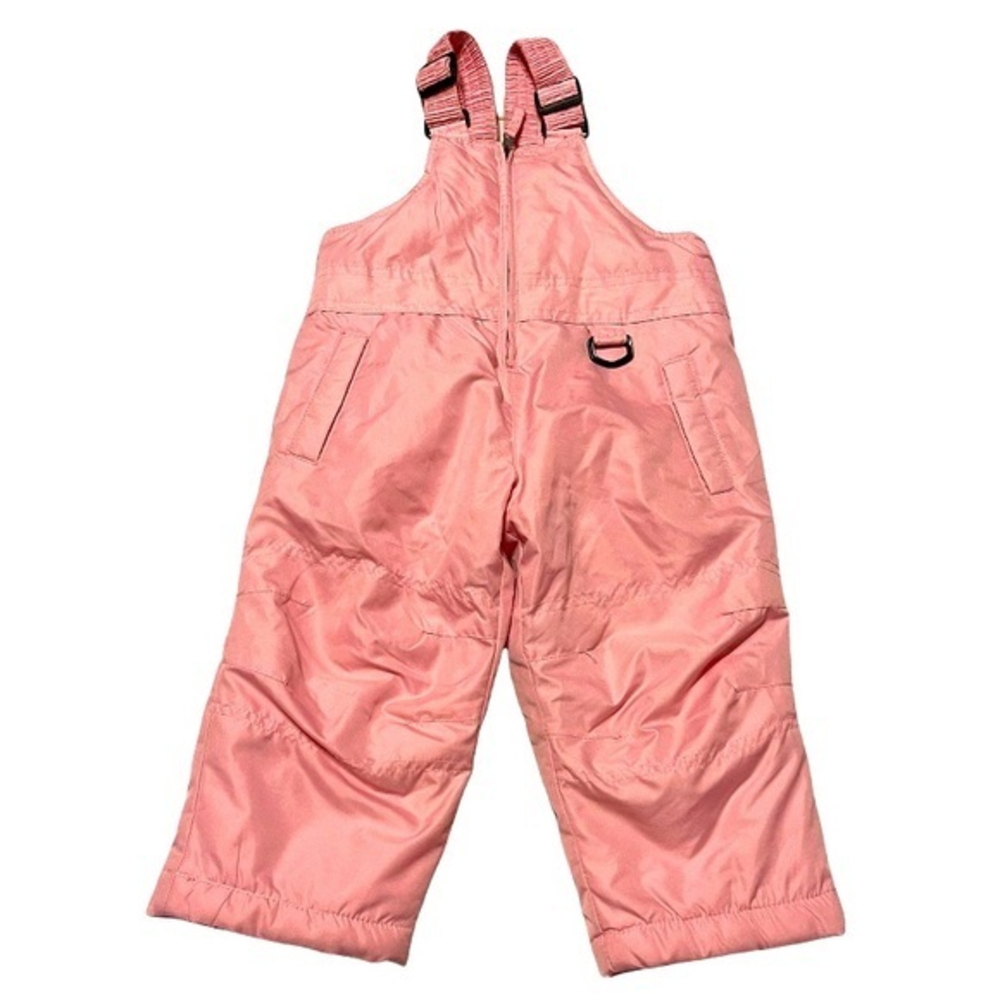 Arctic‎ Quest 24 month pink bib center zip adjustable water resistant snow pants